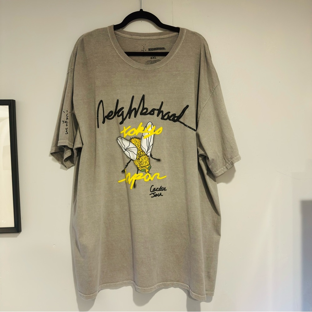 Cactus Jack Neighborhood Light Gray Crewneck Tee
